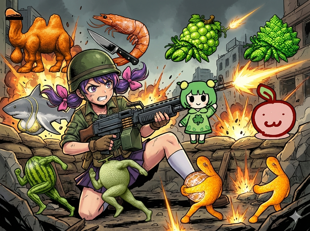 Aimoge Defense のメインビジュアル